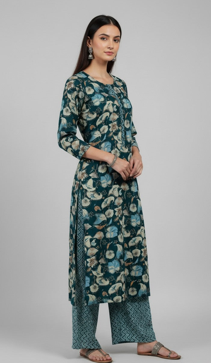 Green Floral Combo
