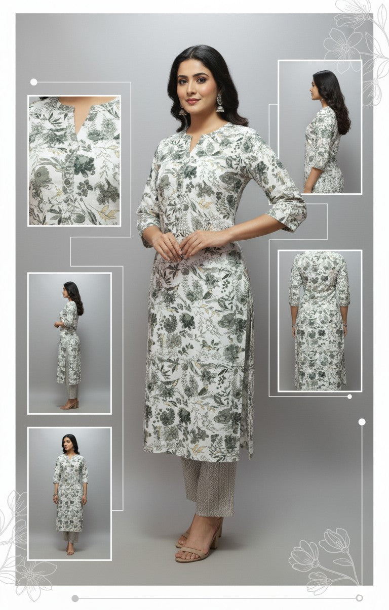 Florence Kurta and Pajama Set