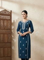 Traditional Blue Kurti