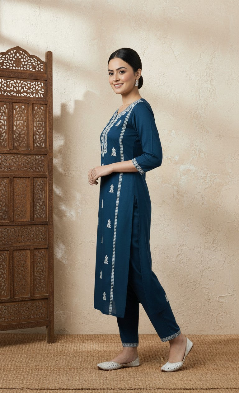 Traditional Blue Kurti