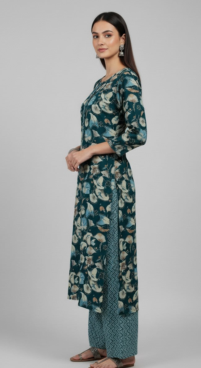 Green Floral Combo